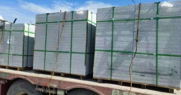 抚顺 芝麻白花岗岩地铺石装车日常