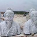 抚顺 白麻花岗岩石材人物立体雕刻