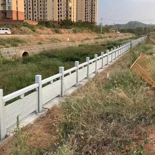 抚顺 白麻河道栏杆效果展示图
