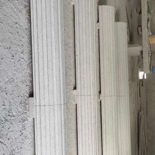 抚顺 花岗岩厂家带你看白麻花岗岩门楼大柱柱皮