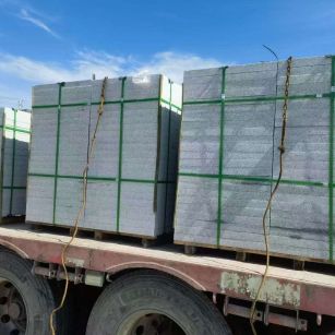 抚顺 芝麻白花岗岩地铺石装车日常