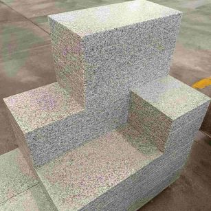 抚顺 白麻花岗岩荔枝面地铺石