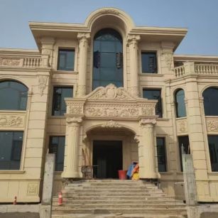 抚顺 黄金麻花岗岩别墅外墙干挂