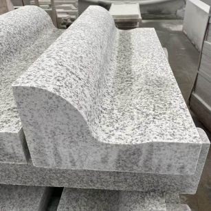 抚顺 白麻花岗岩S型路沿石，路侧石，马路牙子等