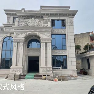抚顺 白麻花岗岩别墅外墙干挂