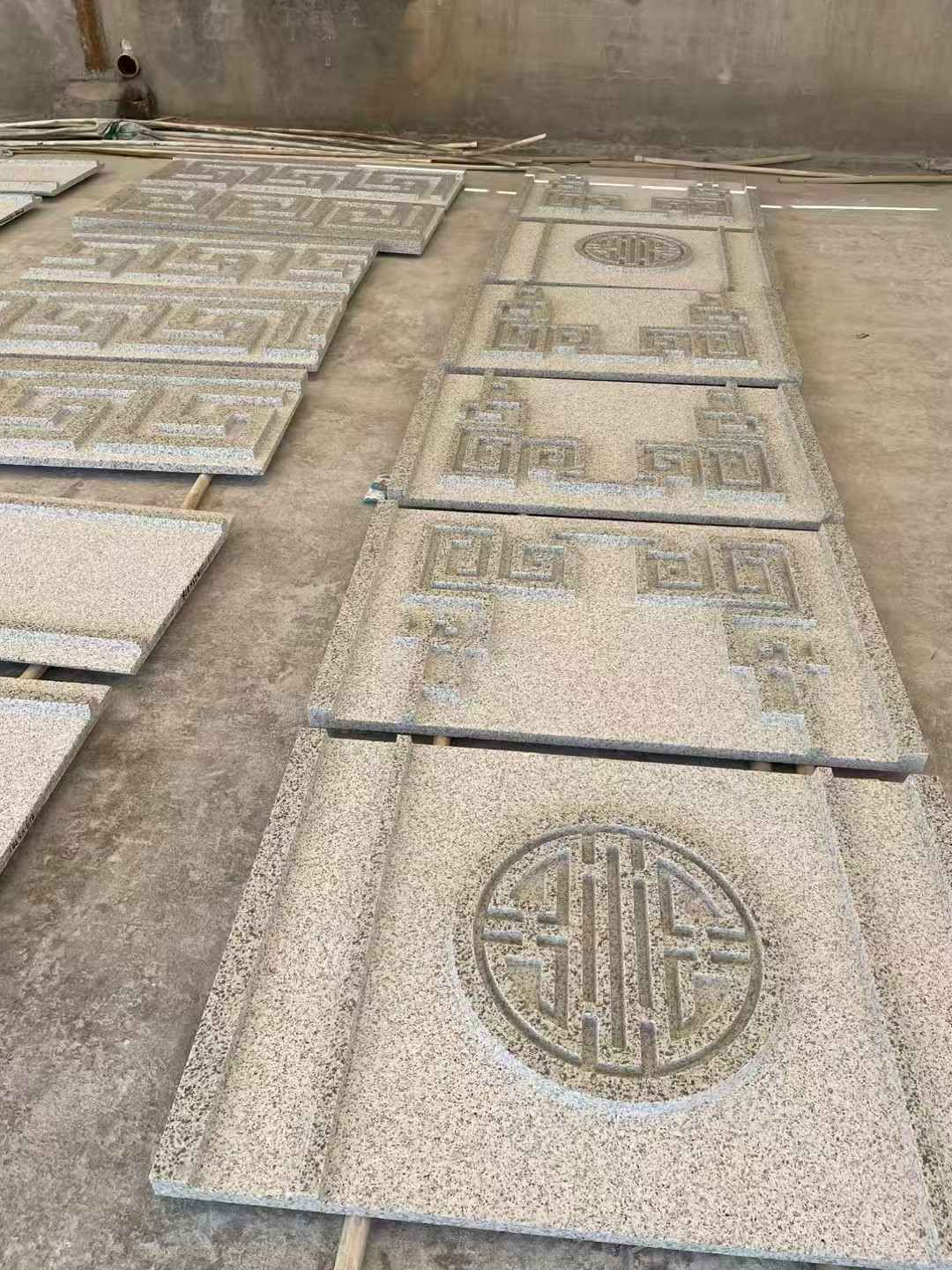 抚顺 白麻花岗岩外墙立面雕刻板