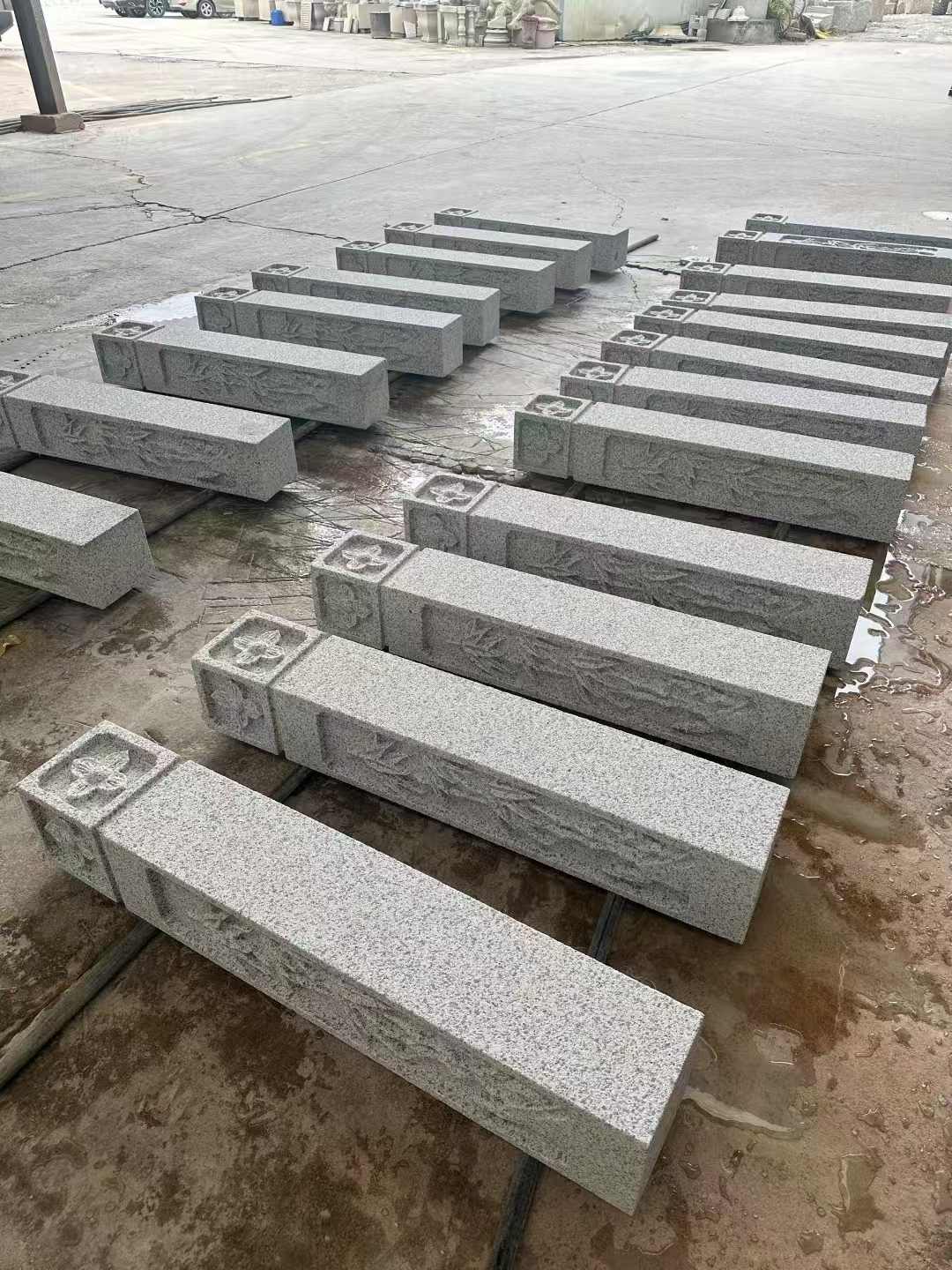 抚顺 白麻方柱雕花防水