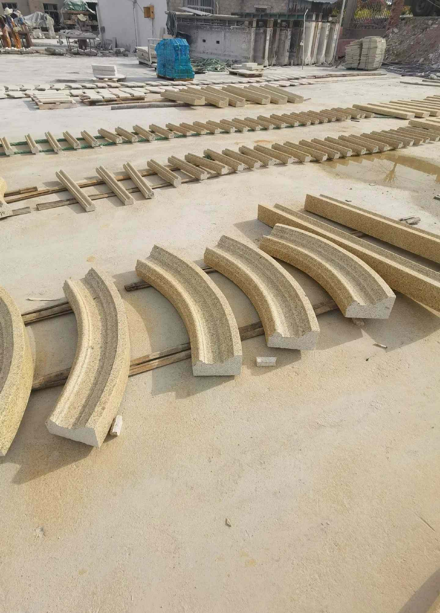 抚顺 黄金麻花岗岩别墅线条