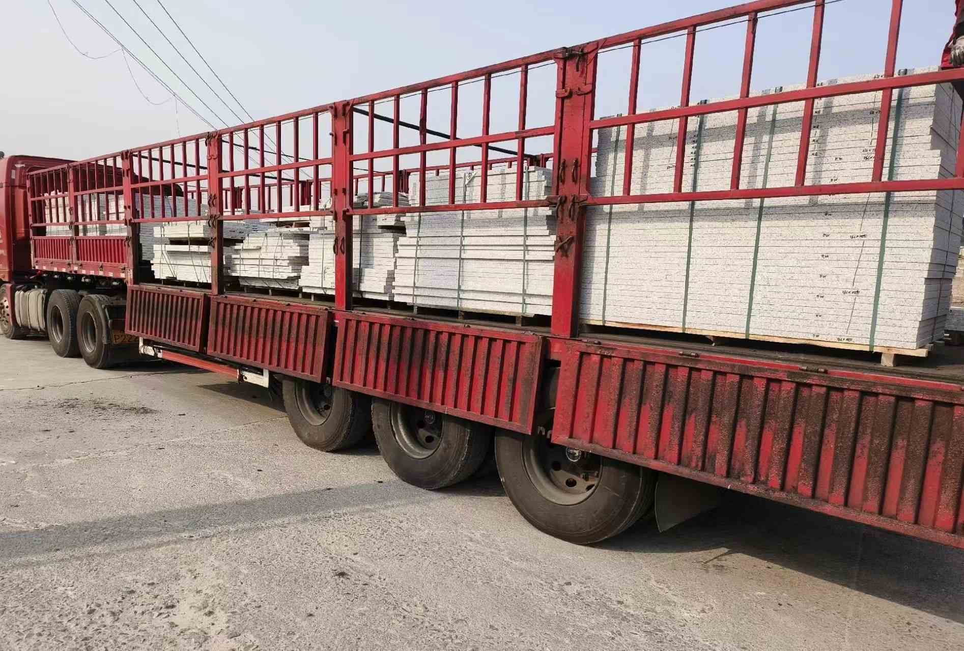 抚顺 白麻荔枝面外墙干挂，工厂装车日常