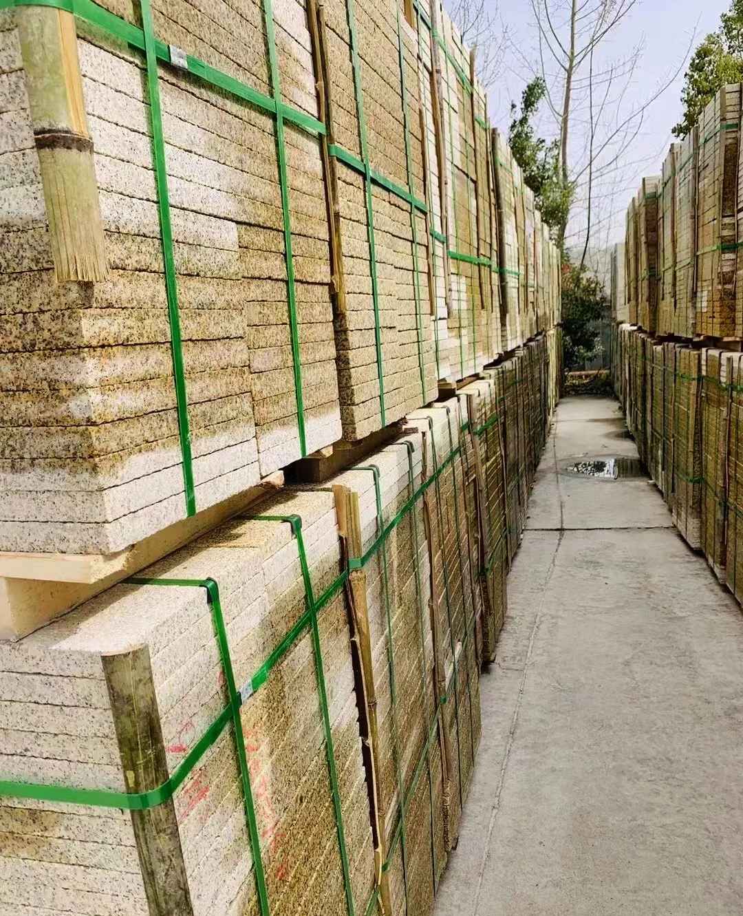 抚顺 黄金麻花岗岩荔枝面地铺石