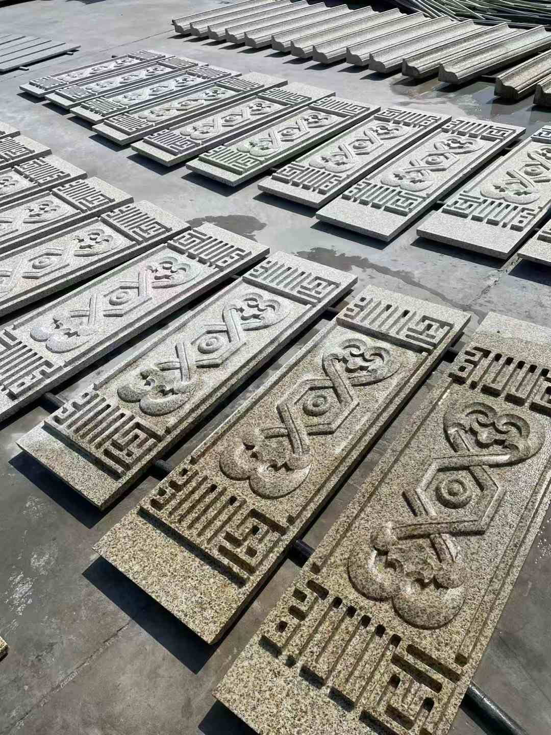 抚顺 黄金麻花岗岩外墙雕刻板